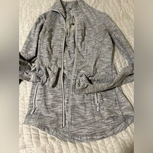 Lululemon Space Dye 4 Define Jacket White Grey